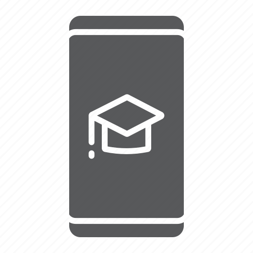 App, cap, education, graduation, learn, learning, smartphone icon - Download on Iconfinder