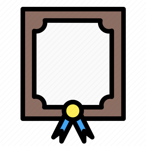 Award, certificate, degree, diploma, education, reward, winner icon - Download on Iconfinder