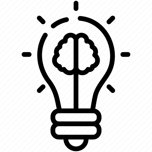 Brain, creative, idea, innovation, lamp, light, mind icon - Download on Iconfinder