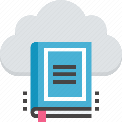 Book, cloud, digital, education, internet, library, online icon - Download on Iconfinder