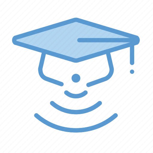 E learning, graduation hat, online education icon - Download on Iconfinder