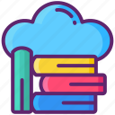 book, cloud, data, library