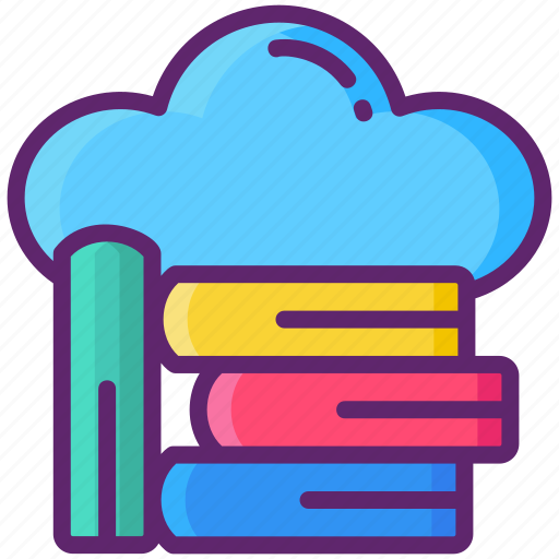 Book, cloud, data, library icon - Download on Iconfinder