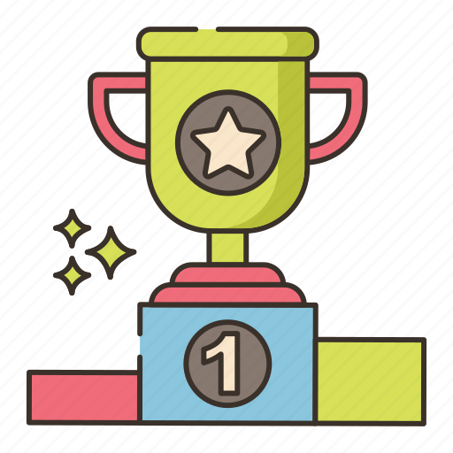 Achievement, first, place icon