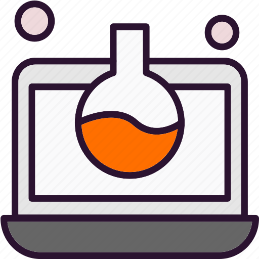 Education, laptop, online, test, tube icon - Download on Iconfinder