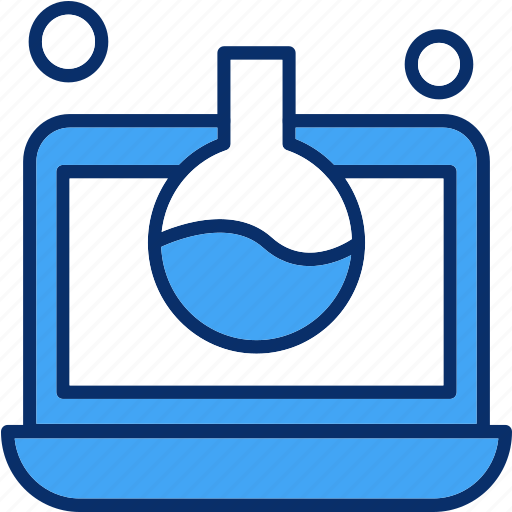 Education, laptop, online, test, tube icon - Download on Iconfinder