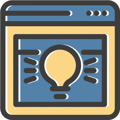 Bulb, education, online, website icon - Download on Iconfinder