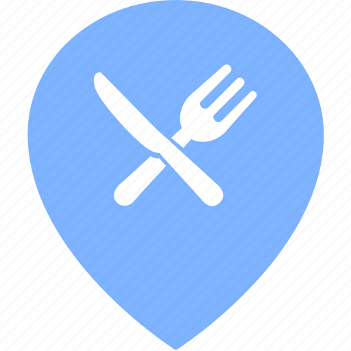 Food, drink, location, restaurant, navigation, pin, gps icon - Download on Iconfinder