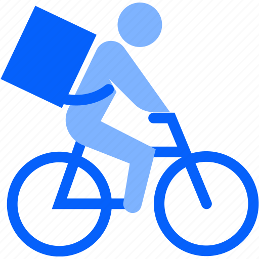Delivery, shipping, takeaway, bike, bicycle, transportation, courier icon - Download on Iconfinder