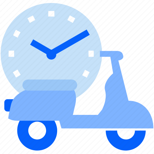 Fast, delivery, shipping, transport, transportation, scooter, tracking icon - Download on Iconfinder