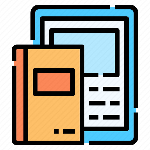 Book, ebook, tablet, ereader, multimedia, learning, education icon - Download on Iconfinder