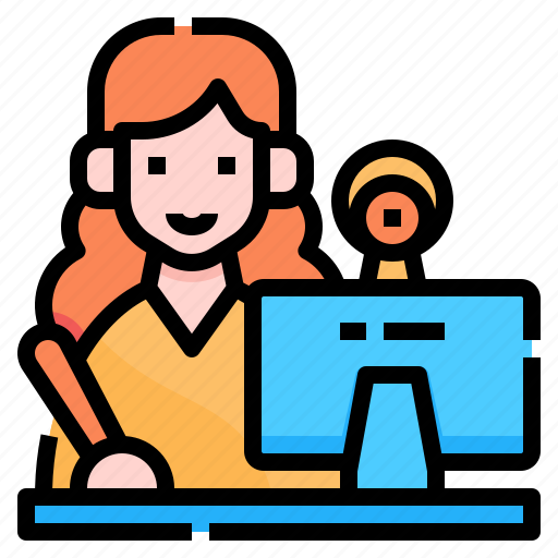 Study, woman, learning, home school, stay at home, education icon - Download on Iconfinder