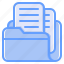 file folder, document, data, archive, folder, paper, storage 