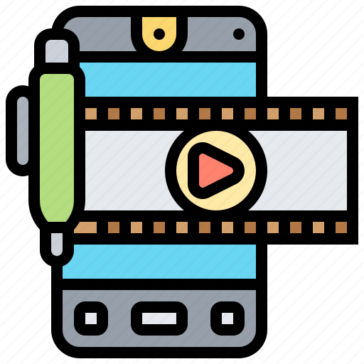 Interactive, internet, movie, multimedia, smartphone icon - Download on Iconfinder