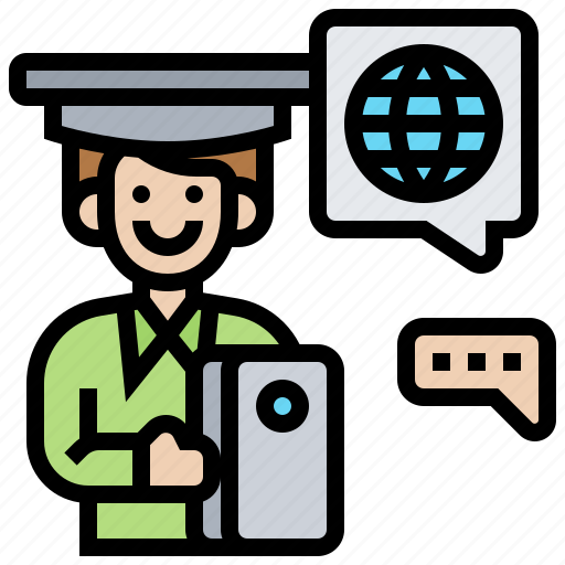 Graduation, learning, paced, self, student icon - Download on Iconfinder