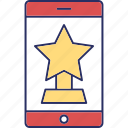 online achievement, online award, online-reward, research, star, prize, award, mobile
