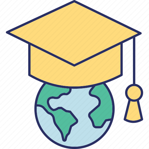 Global education, international education, online-education, global-learning, education, worldwide-education, distance-education icon - Download on Iconfinder