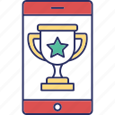 online trophy, online-achievement, online-reward, trophy, prize, success