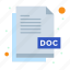 doc, document, extension, file 