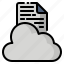 cloud, document, education, file, online 