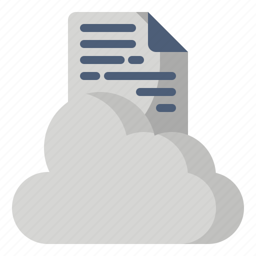 Cloud, document, education, extension, file, format, online icon - Download on Iconfinder