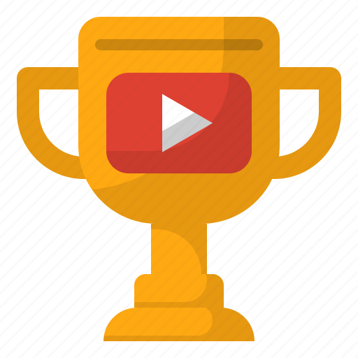 Play, sign, trophy, video, youtube icon - Download on Iconfinder