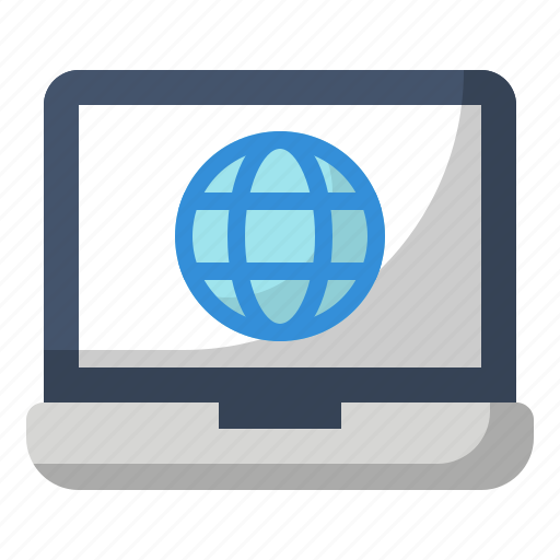 Education, globe, laptop, technical, world icon - Download on Iconfinder