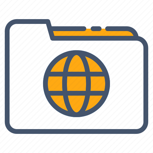Archive, document, file, folder, globe, web, website icon - Download on Iconfinder