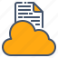 cloud, document, education, file, online 