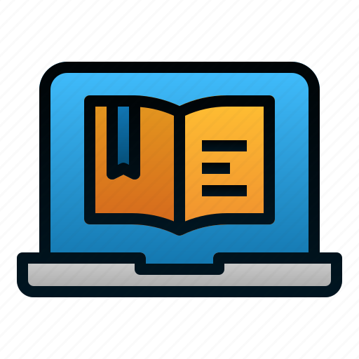 Book, digital, education, laptop, learning, online, study icon - Download on Iconfinder