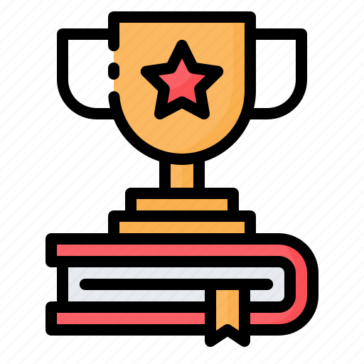 Award, book, champion, cup, education, learning, trophy icon - Download on Iconfinder