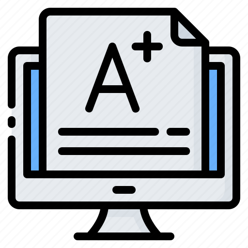 Education, exam, examination, learning, online, result, test icon - Download on Iconfinder