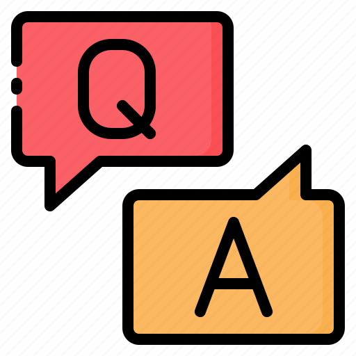 Answer, bubble, conversation, faq, chat, question, q&a icon - Download on Iconfinder