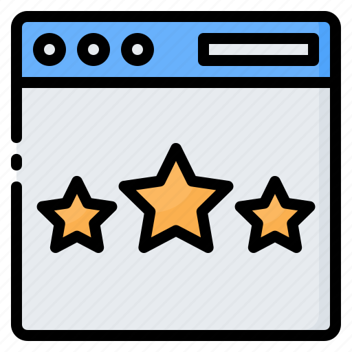 Feedback, rating, review, seo, star, web, website icon - Download on Iconfinder