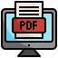 pdf, file, education, computer, learn, online 