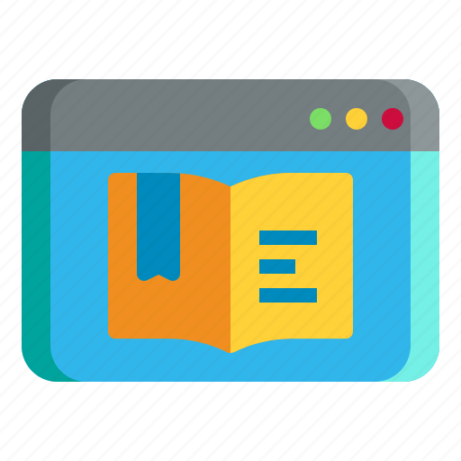 Blog, book, course, digital, ebook, learning, literature icon - Download on Iconfinder