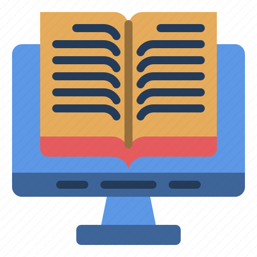 Onlinelearning, book, education, study, reading, school, knowledge icon - Download on Iconfinder