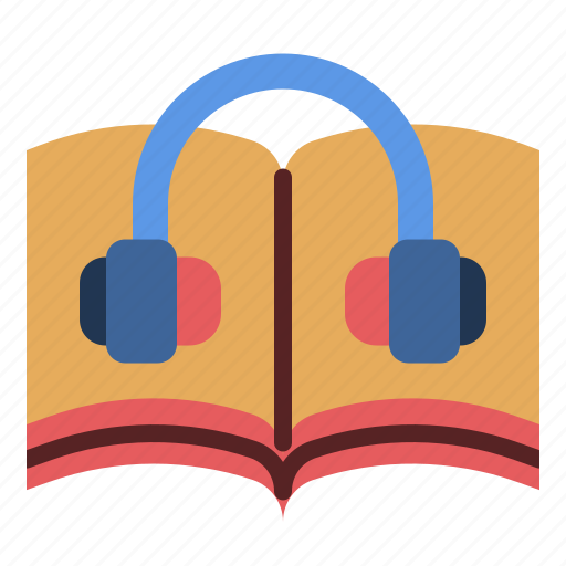 Onlinelearning, listening, audio, education, music, headphone, book icon - Download on Iconfinder