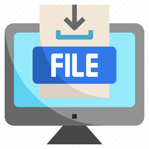 File, download, learn, education, electronic, computer icon - Download on Iconfinder