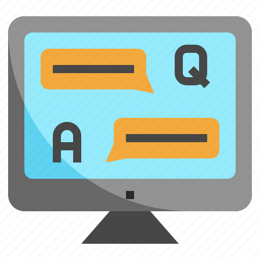 Question, online, learn, education, electronic, computer icon - Download on Iconfinder