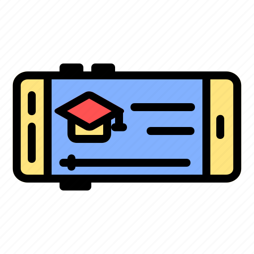 Course, education, learn, mobile, online, school, tutorial icon - Download on Iconfinder