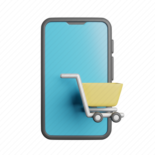 Online, shopping, front, ecommerce, internet 3D illustration - Download on Iconfinder