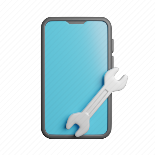 Smartphone, front 3D illustration - Download on Iconfinder