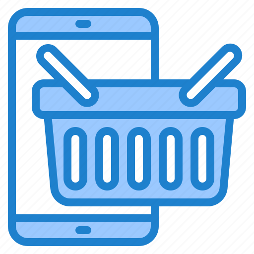 Shoping, online, basket, mobilephone, smartphone icon - Download on Iconfinder