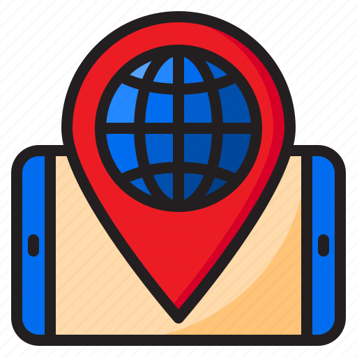 Location, world, global, mobilephone, smartphone icon - Download on Iconfinder