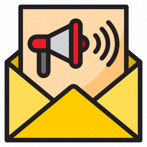 Mail, advertising, marketing, megaphone, email icon - Download on Iconfinder