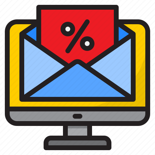 Mail, online, marketing, discount, email icon - Download on Iconfinder
