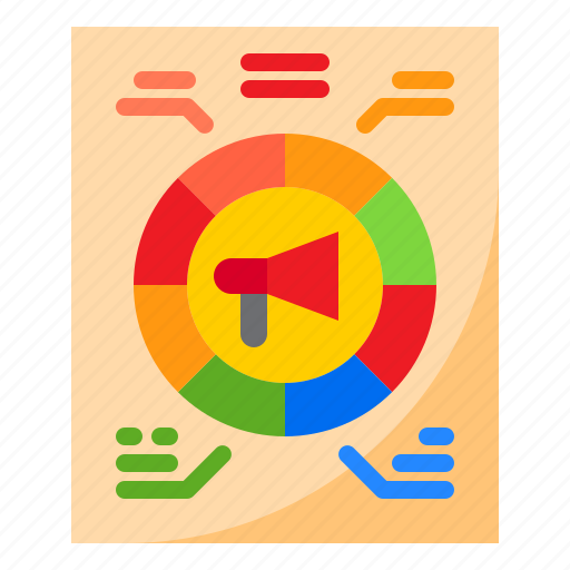Advertising, marketing, megaphone, report, file icon - Download on Iconfinder