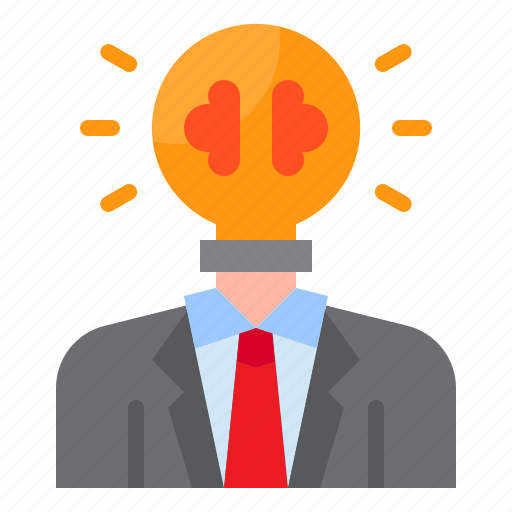 Business, man, brain, idea, light icon - Download on Iconfinder