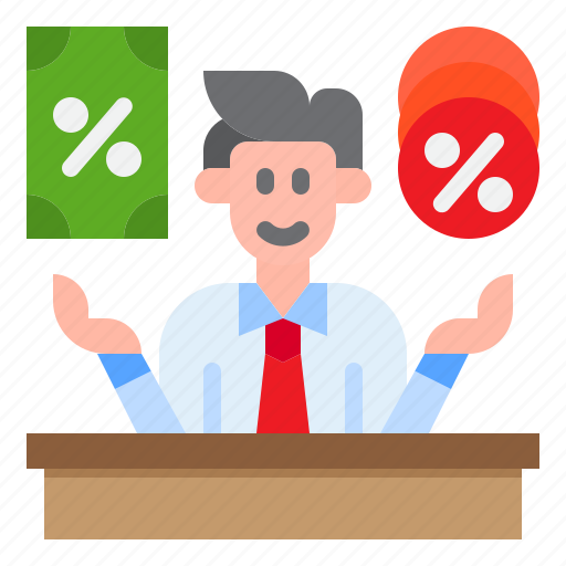 Business, man, discount, money icon - Download on Iconfinder